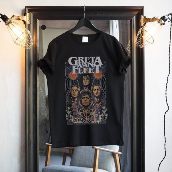 Greta Van Fleet 2021 Tour Concert Dates T Shirt