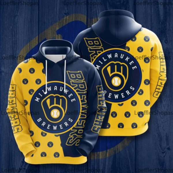 Milwaukee Brewers 3D Hoodie