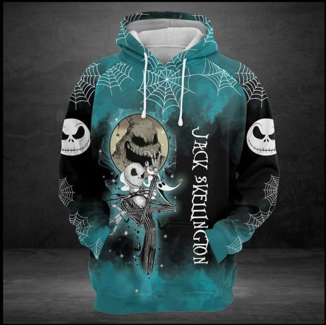 The Nightmare Before Christmas 3D Printed Jack Skellington Hoodie