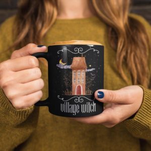 Halloween Witchy Village Witch Mugs