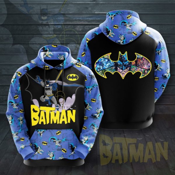 Batman Superhero Superman 3D Hoodie