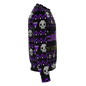 I'm With Weirdo All Over Print 3D Sweatshirt