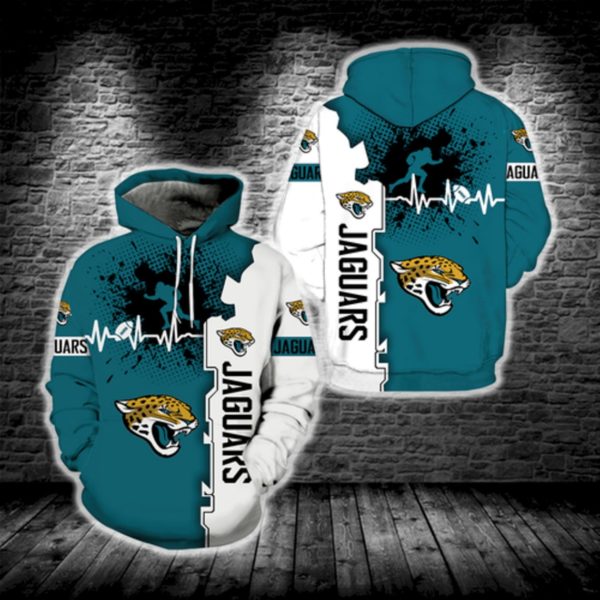 Jacksonville Jaguars Full Print 3D Hoodie