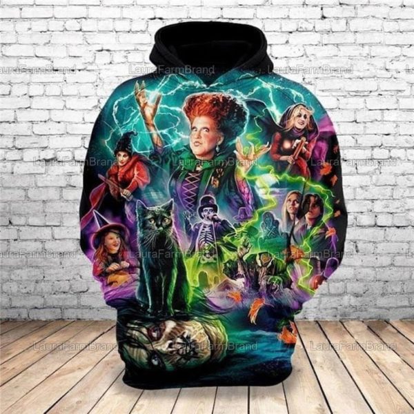 Hocus Pocus Halloween Movies 3d Printed Hoodie