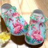 Flamingo Hibiscus Flower Clog Crocs For Womens & Mens