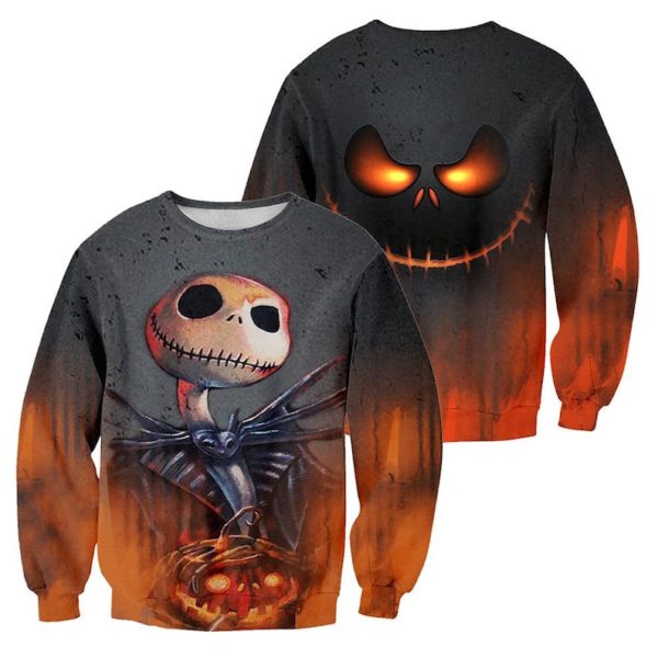 Jack Skellington The Nightmare Before Christmas All Over Print 3D Shirt Gift For Halloween