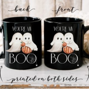 You're My Boo Ghost And Pumpkin Mugs