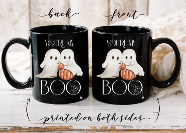 You're My Boo Ghost And Pumpkin Mugs