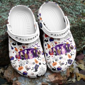 Pumkin Art Custom Shoes Halloween Clog Crocs For Womens & Mens image Pumkin Art Custom Shoes Halloween Clog Crocs For Womens & Mens