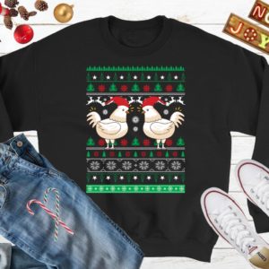Chicken Ugly Christmas Shirt