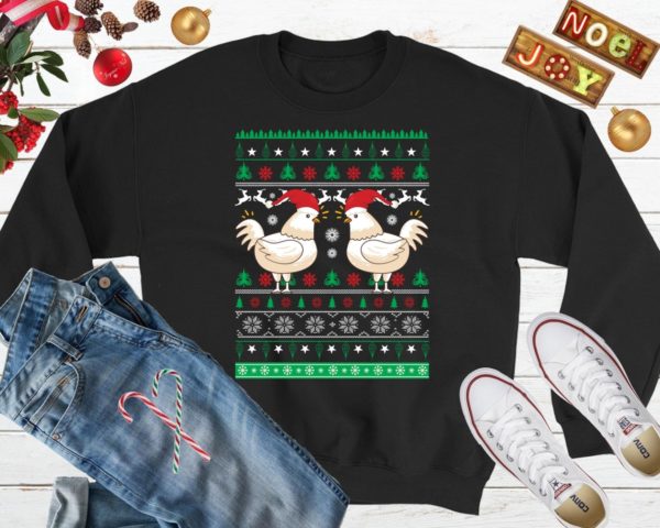 Chicken Ugly Christmas Shirt