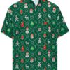 Santa Claus Ugly Christmas Hawaiian Short Sleeve Shirt