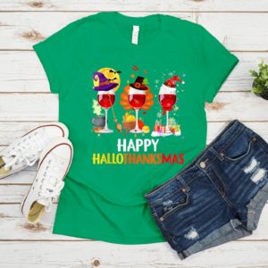 Happy HalloThanksMas Christmas Shirt