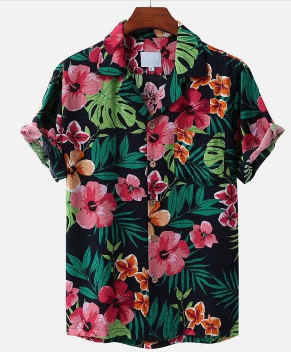 Tropical Flower Summer Hawaiian Shirt