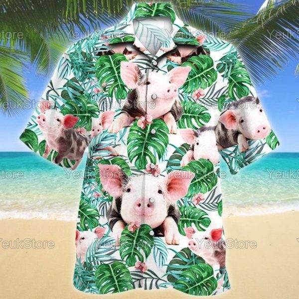 Pig Cute Hawaiian Shirt