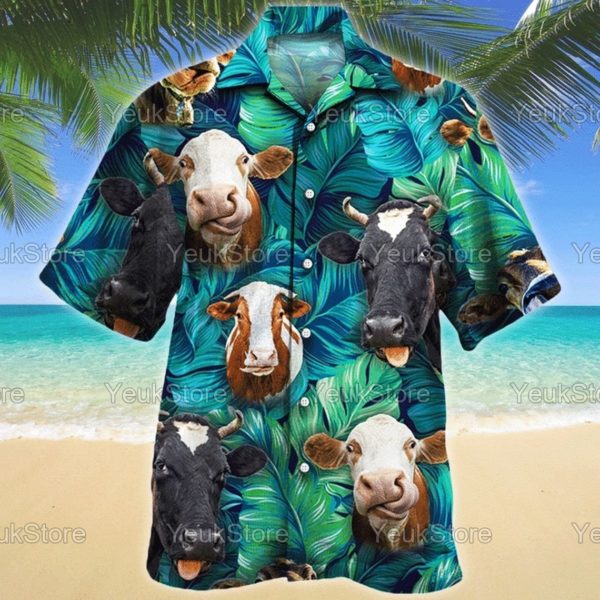 Cow Cute Hawaiian Shirt