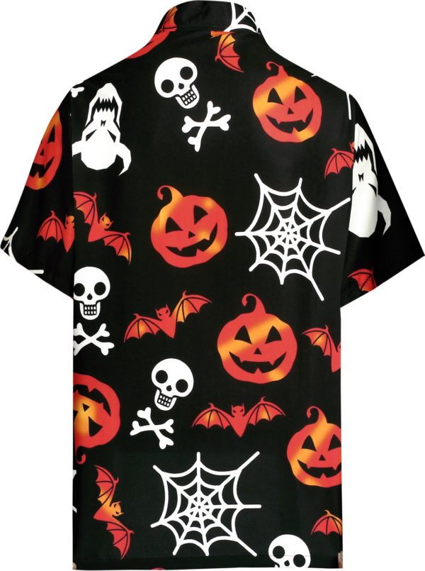 Halloween Bats Pumpkin Party Hawaiian Shirt