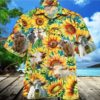 Charolais Cattle Sunflower Summer Hawaii Shirt