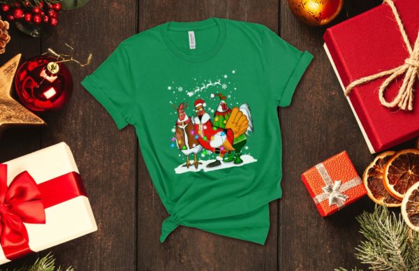 Christmas Chicken Merry Christmas Shirt