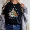Tree Reading Books Merry Christmas Shirt