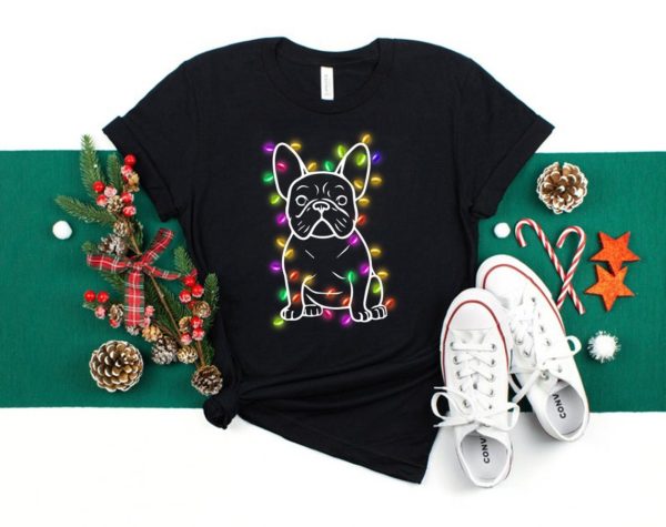 Christmas Light French Bulldog Shirt