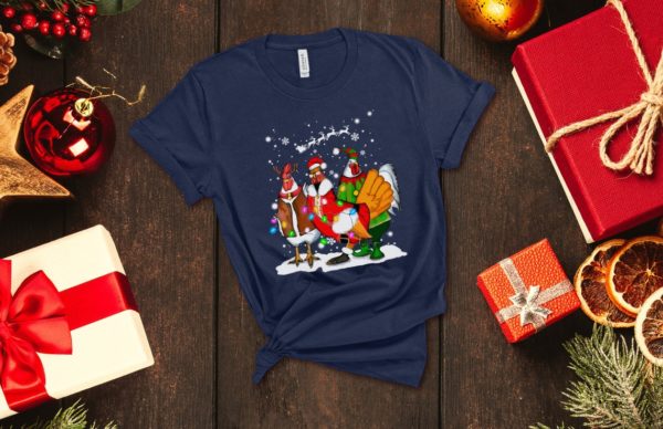 Christmas Chicken Merry Christmas Shirt