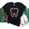 Teeth Christmas Light Shirt