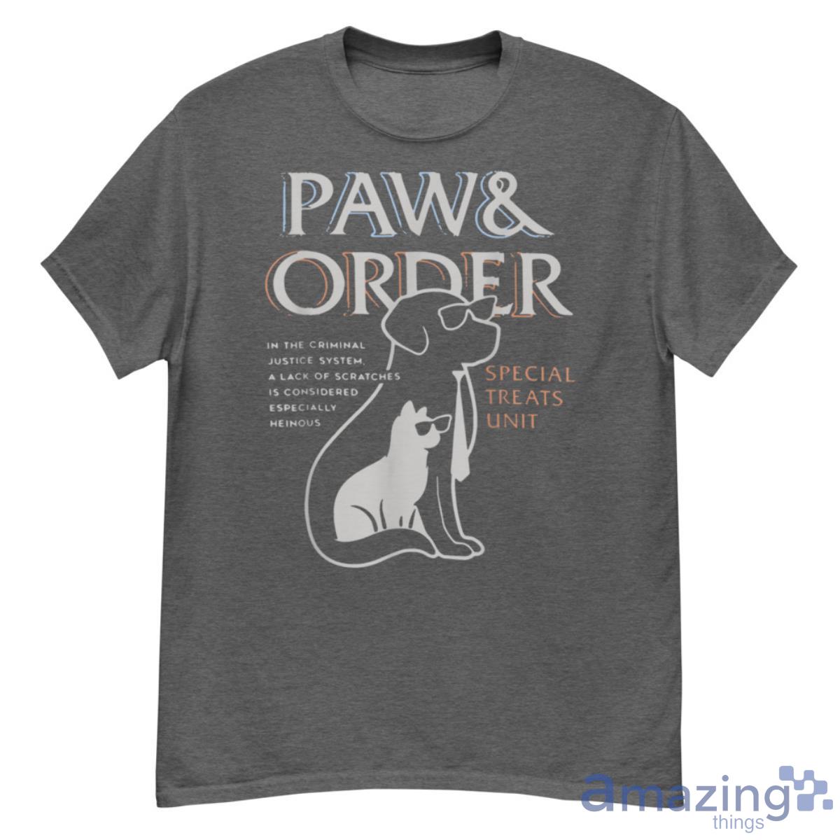 Paw And Order Special Feline Unit Pets Training Dog And Cat Shirt - G500 Men’s Classic T-Shirt-1