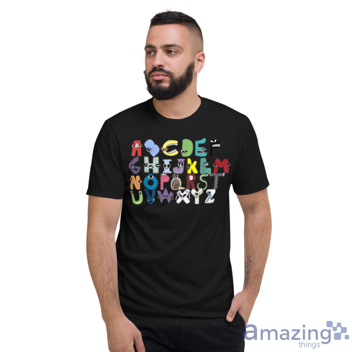 Villain Letter Abc Costume Boys Matching Evil Alphabet Lore T-Shirt -  Kingteeshop