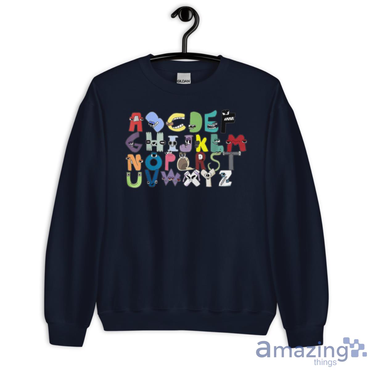 Villain Letter Abc Costume Boys Matching Evil Alphabet Lore Shirt - Teespix  - Store Fashion LLC