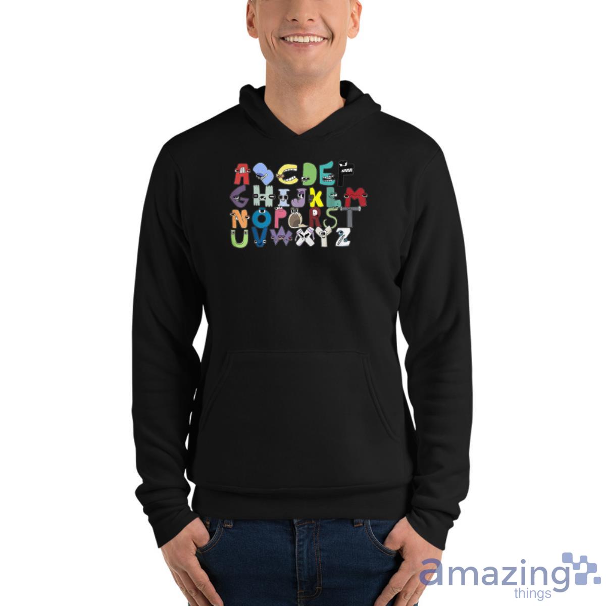  Villain Letter ABC It's My Birthday Evil Alphabet Lore Party  Sweatshirt : Clothing, Shoes & Jewelry