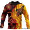 Aboriginal Australia Indigenous Lizards Sun All Over Printed Unisex Hoodie