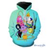 Adventure Time All Characters Adventure Time Character All Over Print All Over Print 3D Hoodie
