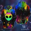 Alien Colorful All Over Print 3D Hoodie
