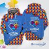 Autism Puzzle I Wear Blue For My Son Autism Awareness All Over Printed 3D Hoodie