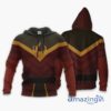 Avatar The Last Airbender Firelord Ozai All Over Printed 3D Zip Hoodie