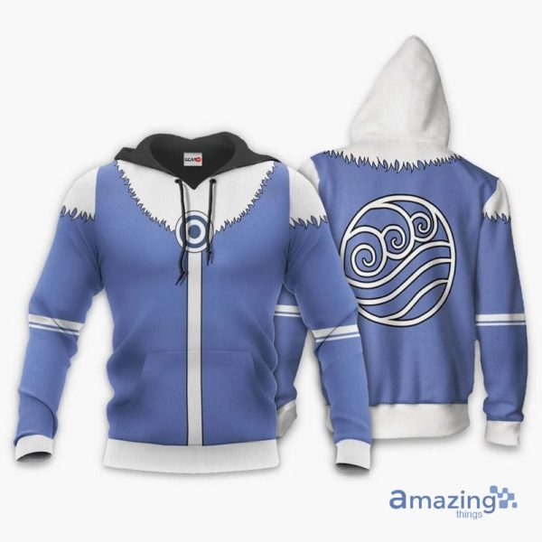 Avatar The Last Airbender Sokka All Over Printed 3D Zip Hoodie