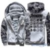 Avengers Infinity War Marvel 3D Fleece Zip Hoodie All Over Printed Shirt