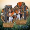 Beagle Love All Over Printed 3D Zip Hoodie
