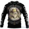 Beautiful Dragon Love Dragon Art All Over Printed 3D Hoodie