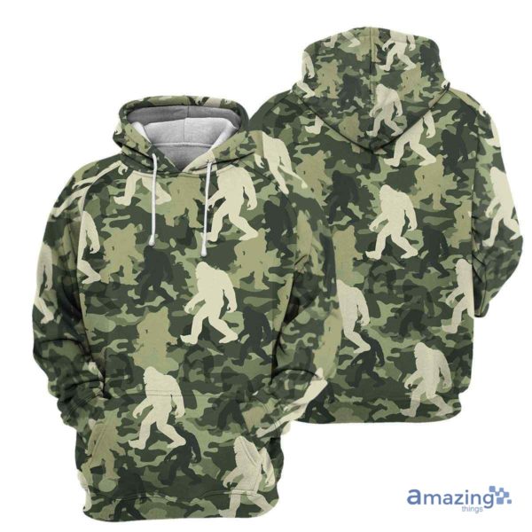 Bigfoot Camouflage All Over Printed 3D Hoodie