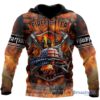 Brave Firefighter-Fireman All Over Printed 3D Hoodie