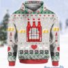 Budweiser Beer Red Bottles Christmas All Over Printed 3D Hoodie