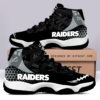 Raiders For Fans Air Jordan 11 Sneaker