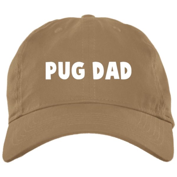 Pug Dad Unstructured Dad Cap