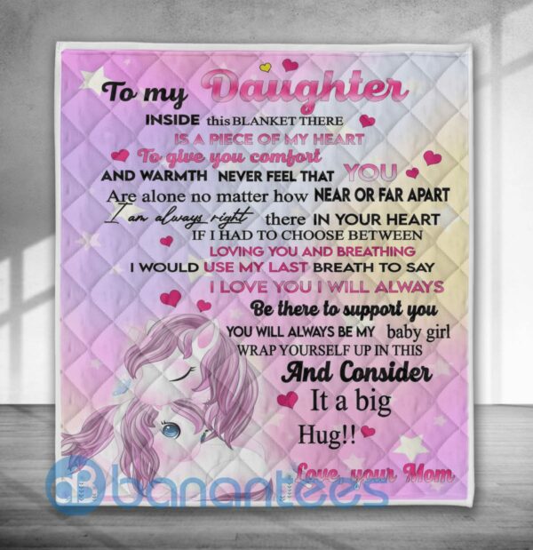 You Will Always Be My Baby Girl Unicorn Blanket Gift For Daughter