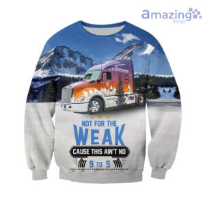 Christmas Truck And Winter All Over Printed 3D Shirts image Christmas Truck And Winter All Over Printed 3D Shirts - 3D Sweatshirt - White