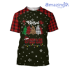 Merry Christmas Blessed Jesus Christmas Tree Printed 3D Shirts