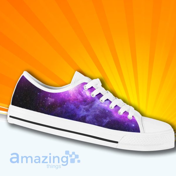 A Nice Night Galaxy Low Cut Canvas Shoes For Men And Women