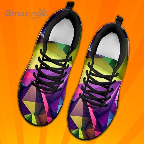Abstract Geometric Custom Sneakers Shoes For Men And Women